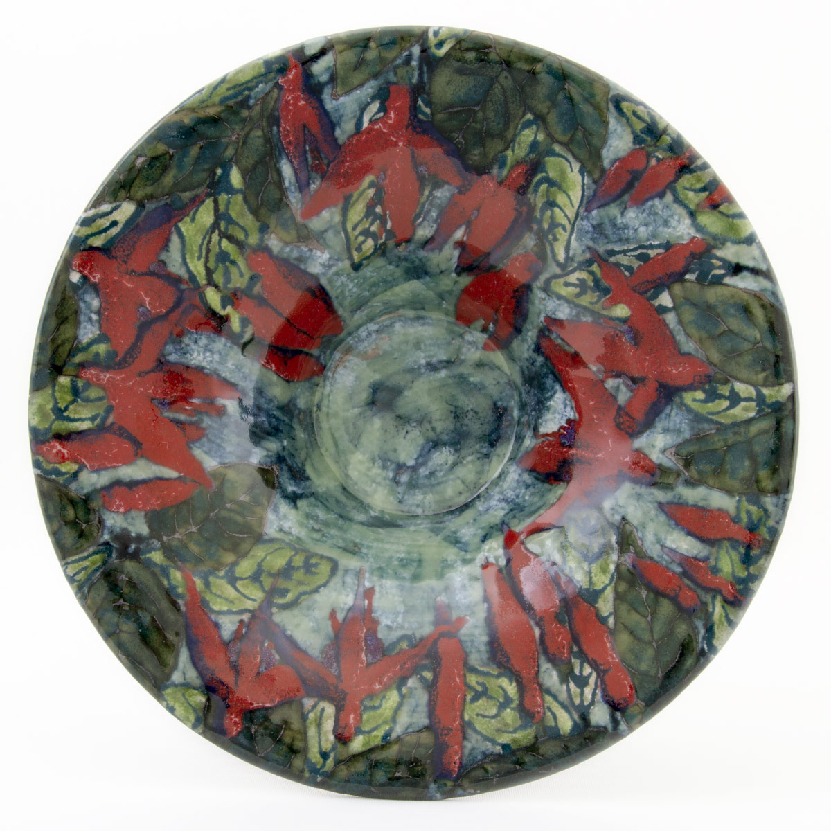 Fuchsia Grayshott Pottery